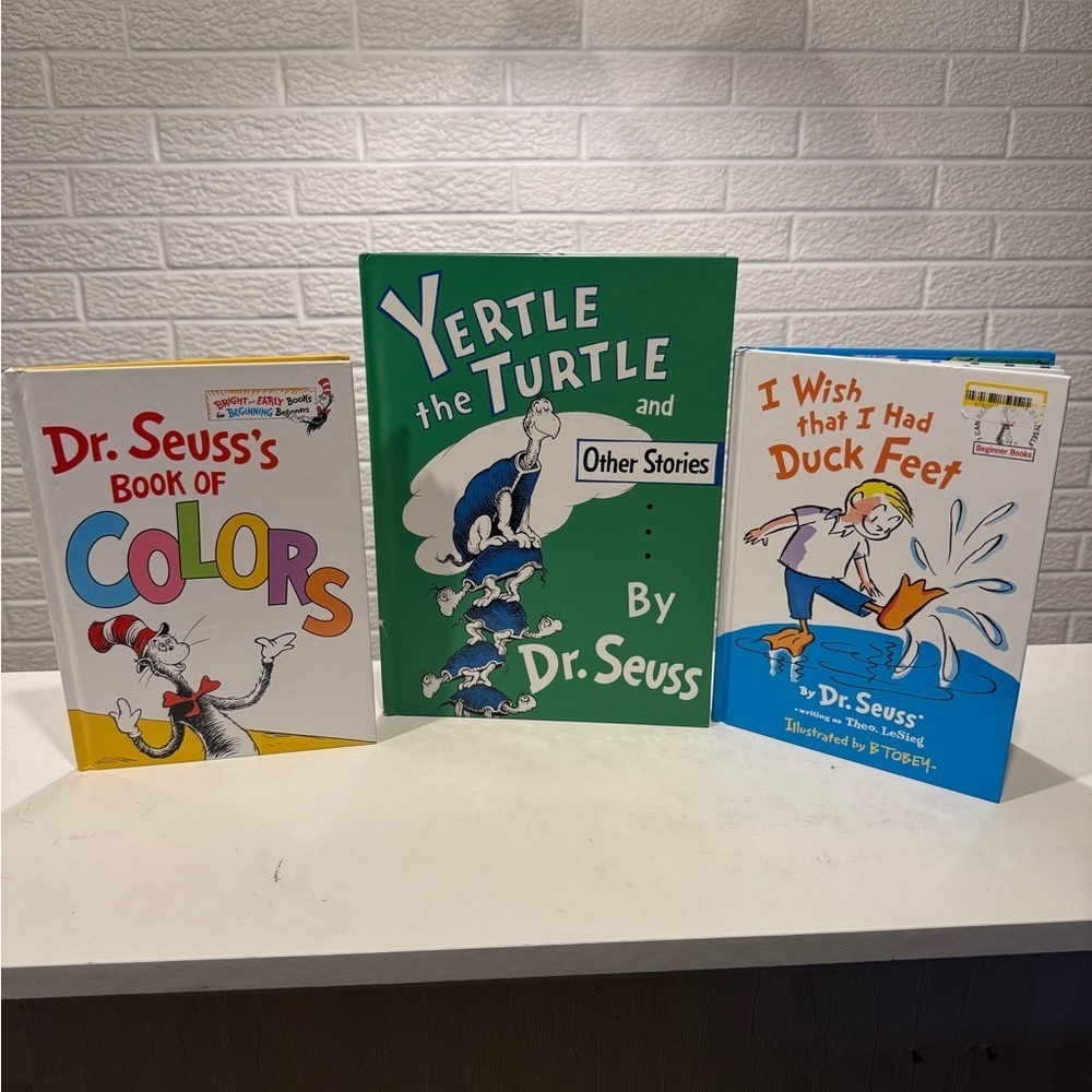 Dr.‎ Seuss Children's Book Bundle. 3 books all hardcovers